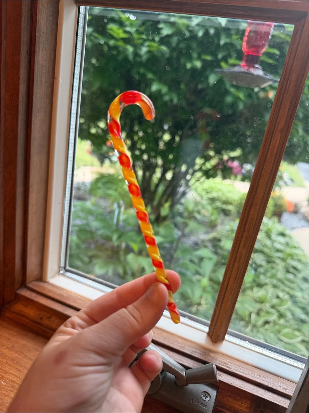 Vintage 1960s Candy Cane Mixed Colors Glass Cocktail Stirrers